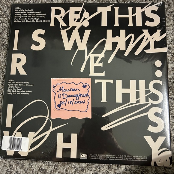 RE: This Is Why (Remixes) Paramore Vinyl Ruby Red RSD 2024 (Sealed) - Picture 4 of 4